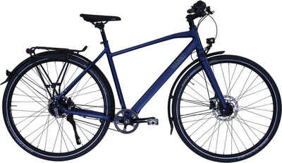 HAWK Bikes Trekkingrad »HAWK Trekking Gent Super Deluxe Ocean Blue«, 8 Gang Shimano Nexus Schaltwerk