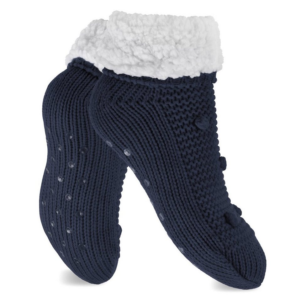 Footstar ABS-Socken Damen weiche Winter Socken Stoppersocken ABS