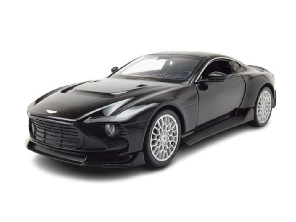 Welly Modellauto Aston Martin Valour schwarz, Maßstab 1:24