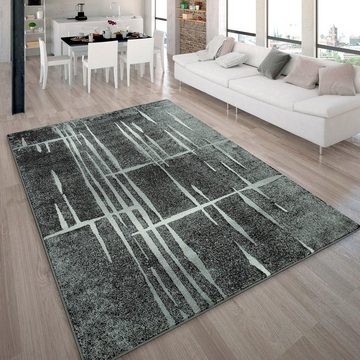 Teppich ECE 924, Paco Home, rechteckig, Höhe: 14 mm, Kurzflor, modernes Matrix Design, ideal im Wohnzimmer & Schlafzimmer
