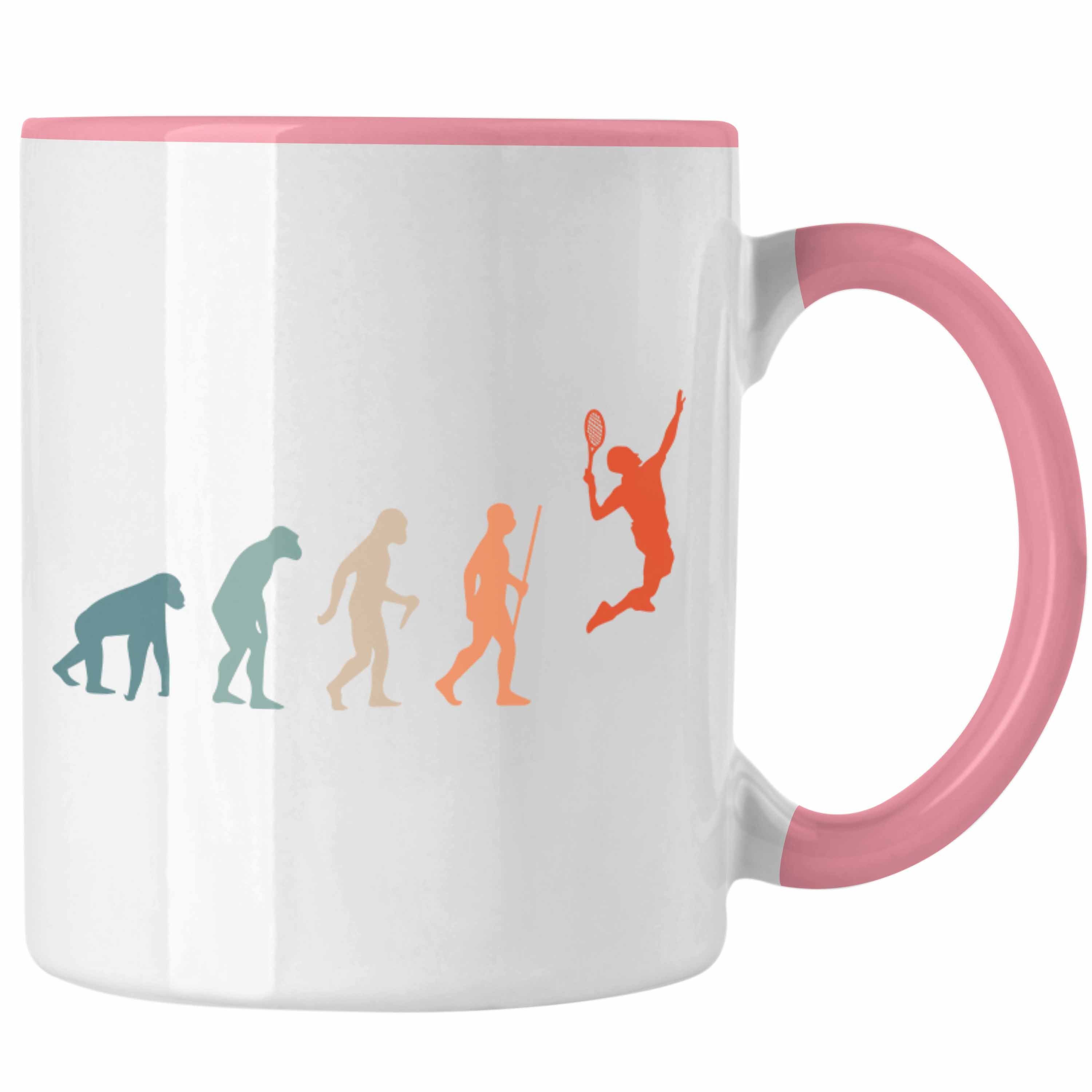 Trendation Tasse Lustige Badminton Tasse Badminton Lehre für Geschenk Rosa Badmintonspieler