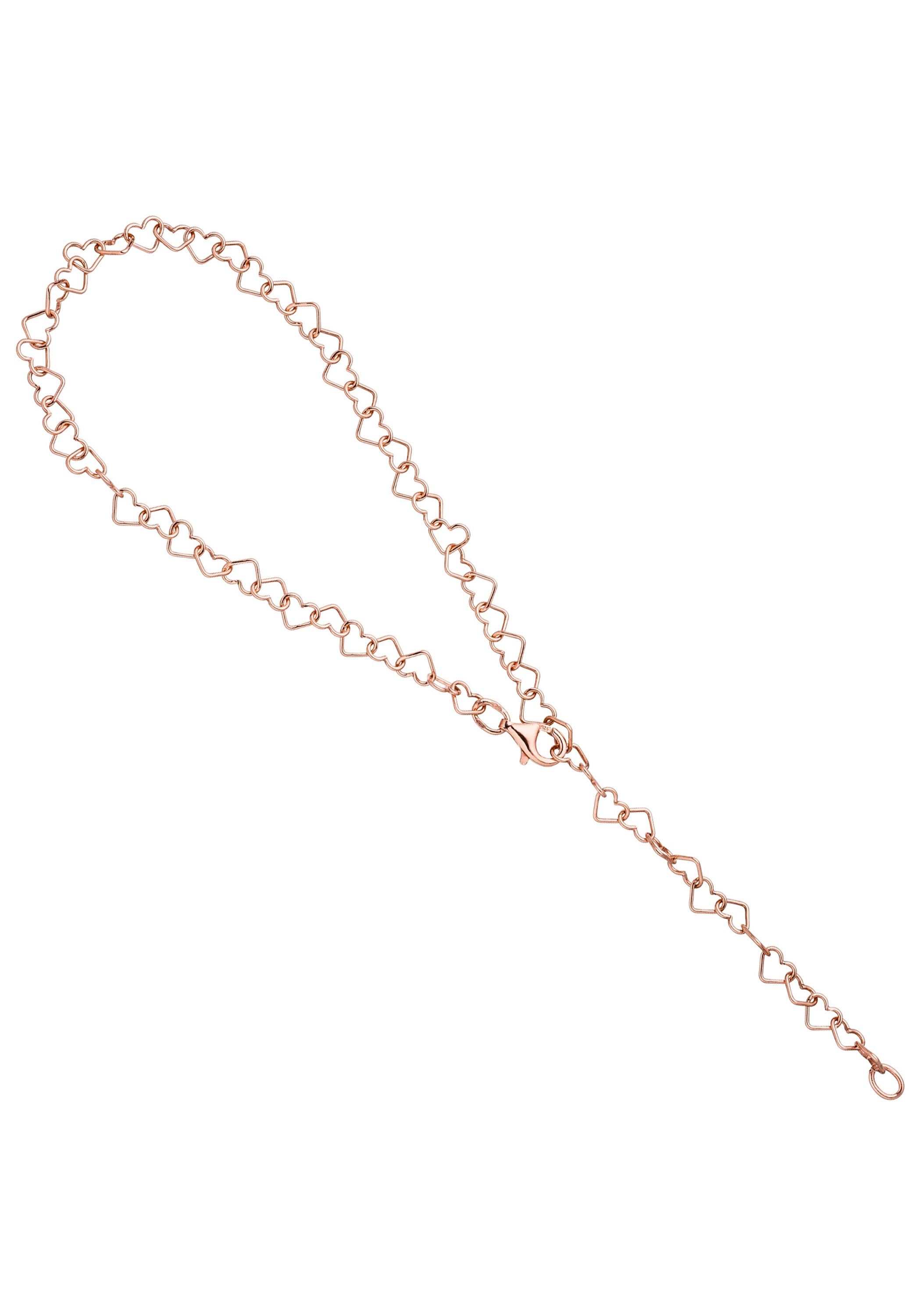 JOBO Fußkette, Herz 925 Silber roségold günstig online kaufen