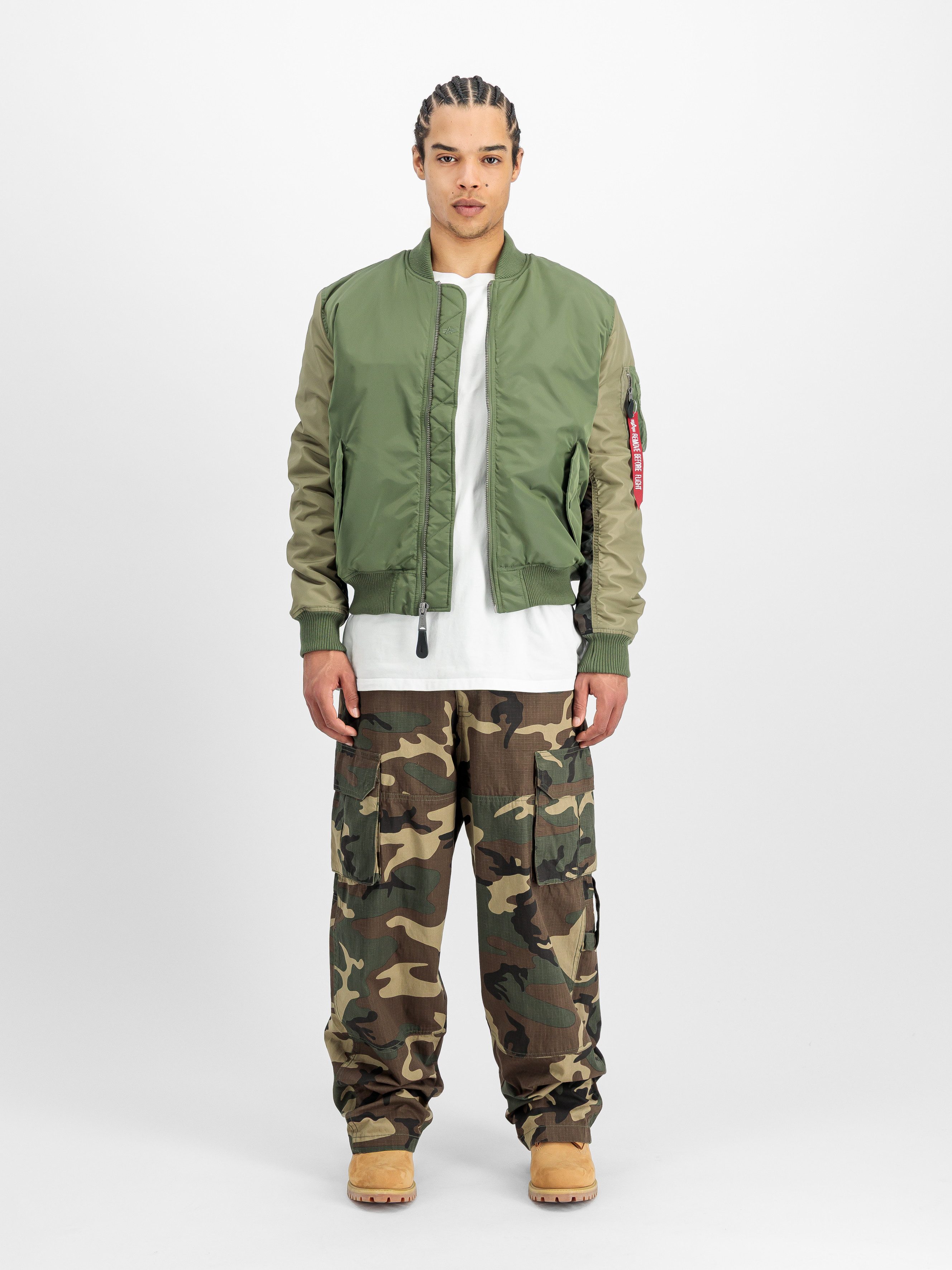 Alpha Industries Bomberjacke MA-1 Camo BE