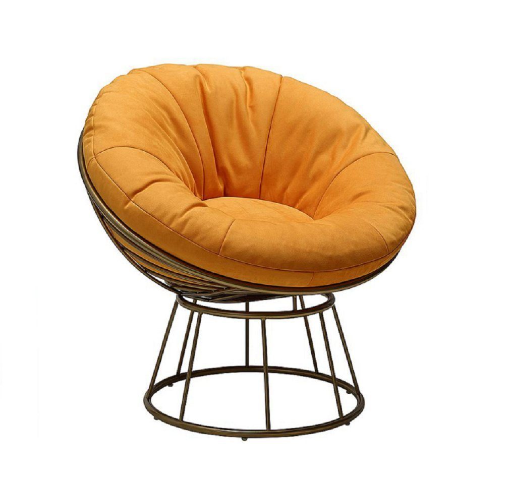 Club in (1-St., Lounge 1 Sessel JVmoebel Polster Relax Sessel), Designer Einsitzer Sessel Sitzer Made Europe Orange