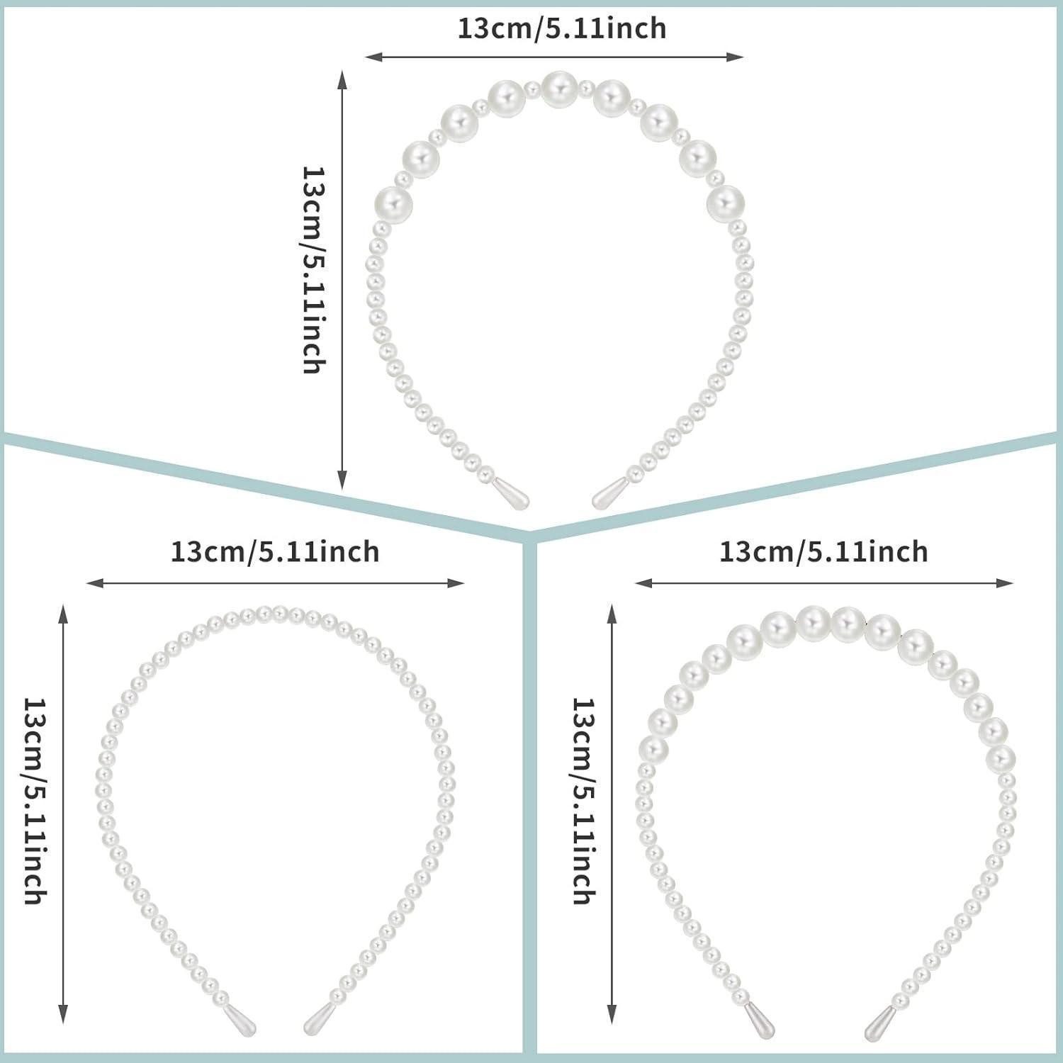 LuxusKollektion Haarreif Perlen Haarreif Damen Perlen Stirnband Braut Hochz günstig online kaufen