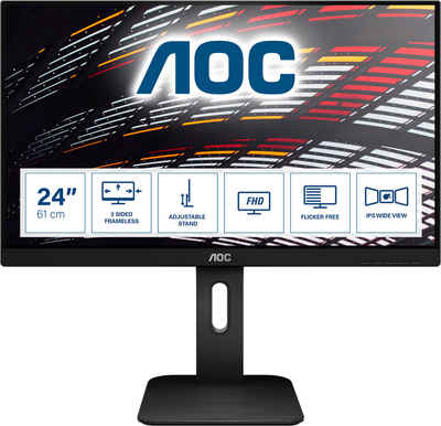 AOC X24P1/GR LED-Monitor (61 cm/24 ", 1920 x 1200 px, WUXGA, 4 ms Reaktionszeit, 60 Hz, IPS-LED)