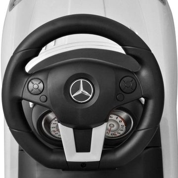 vidaXL Rutscherauto Rutscher Rutschfahrzeug Läufer Mercedes Benz Kinderauto Fußantrieb Wei