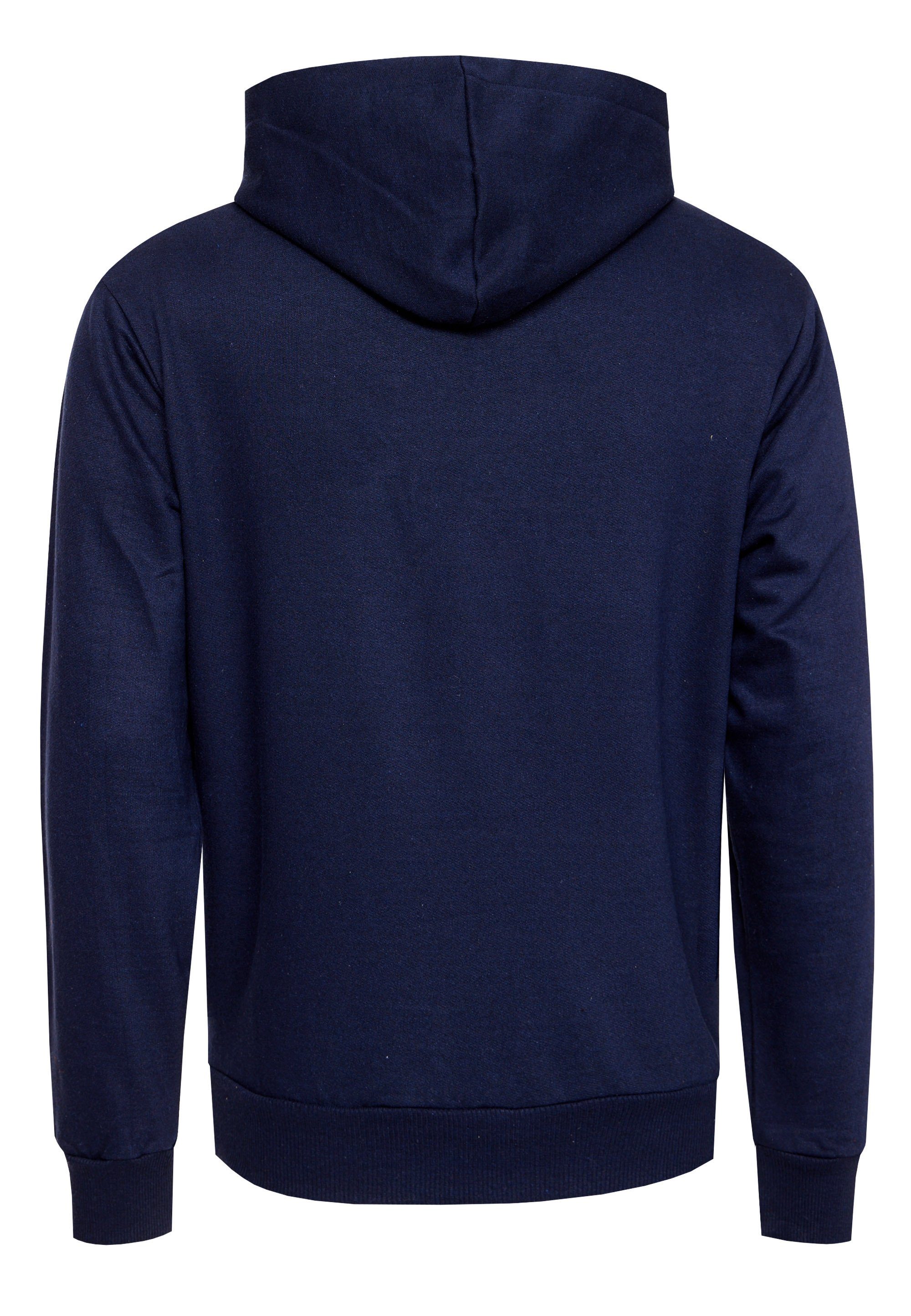 Kapuzensweatshirt Fit-Passform in Regular bequemer Neal Rusty dunkelblau