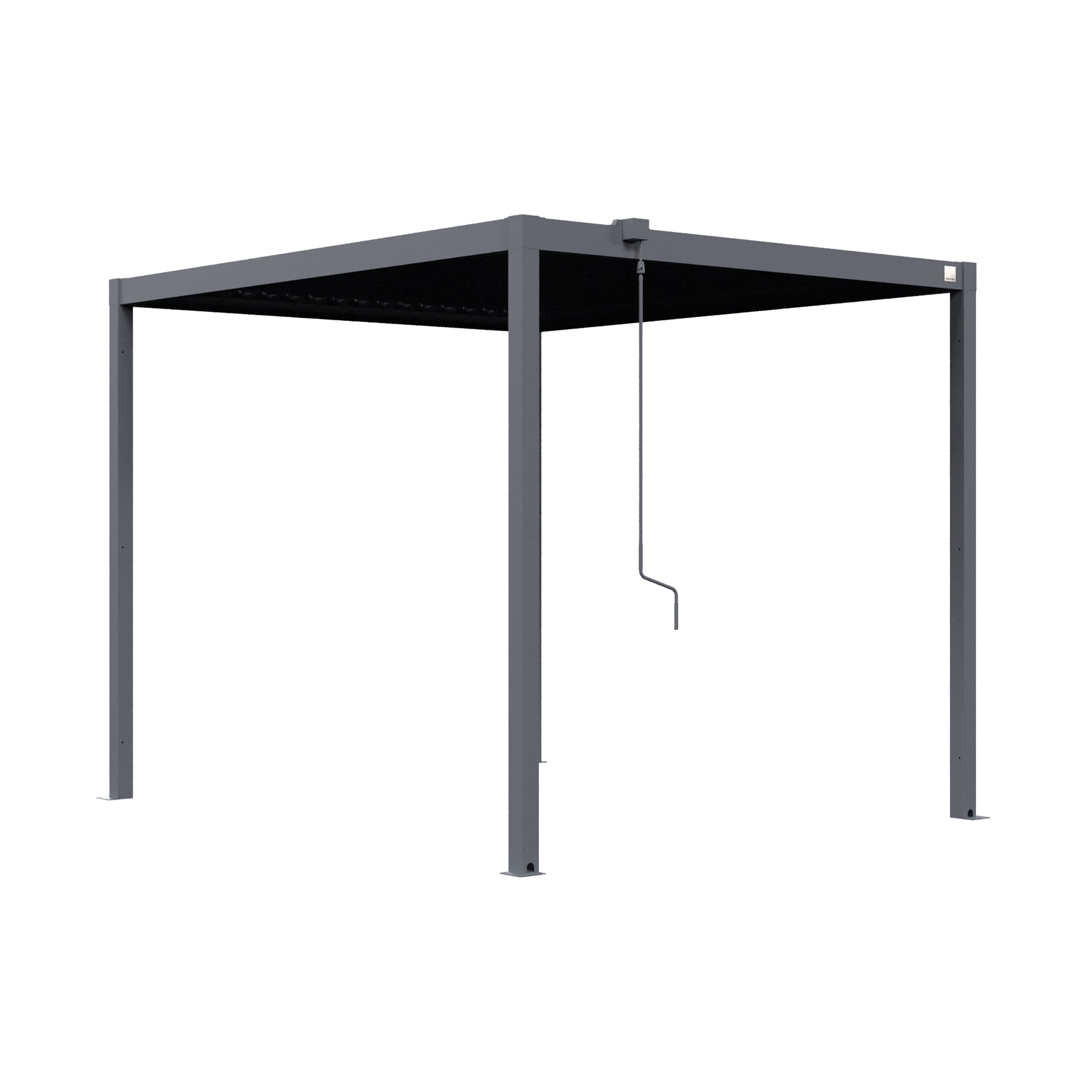 GFP Pergola Pavillon mit verstellbarem Lamellendach, BxTxH: 300x251x238 cm