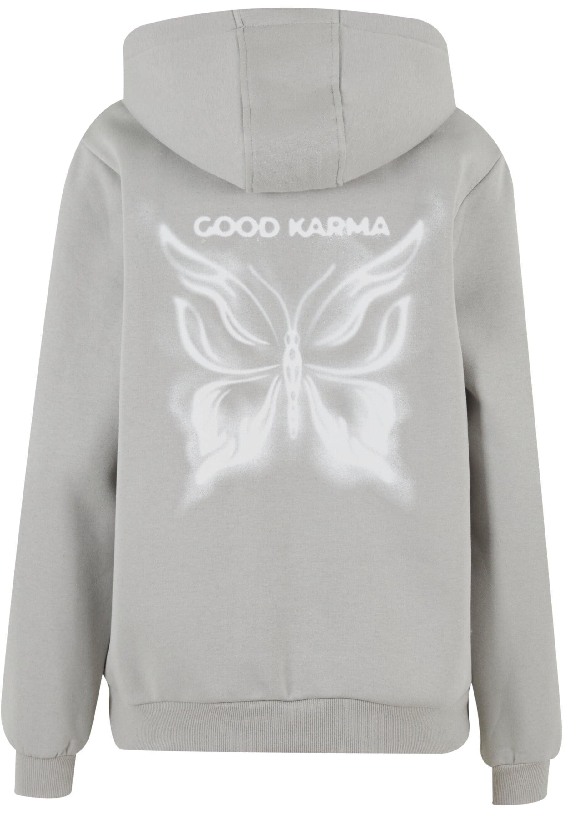 Miss Tee Kapuzenpullover Miss Tee Karma Butterfly Ladies Fluffy Hoody (1-tl günstig online kaufen