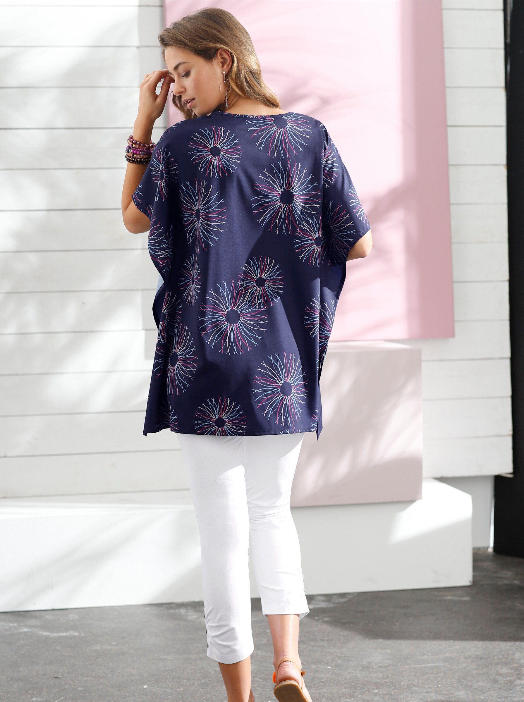 Sieh an! Klassische Bluse Kurzarmbluse günstig online kaufen