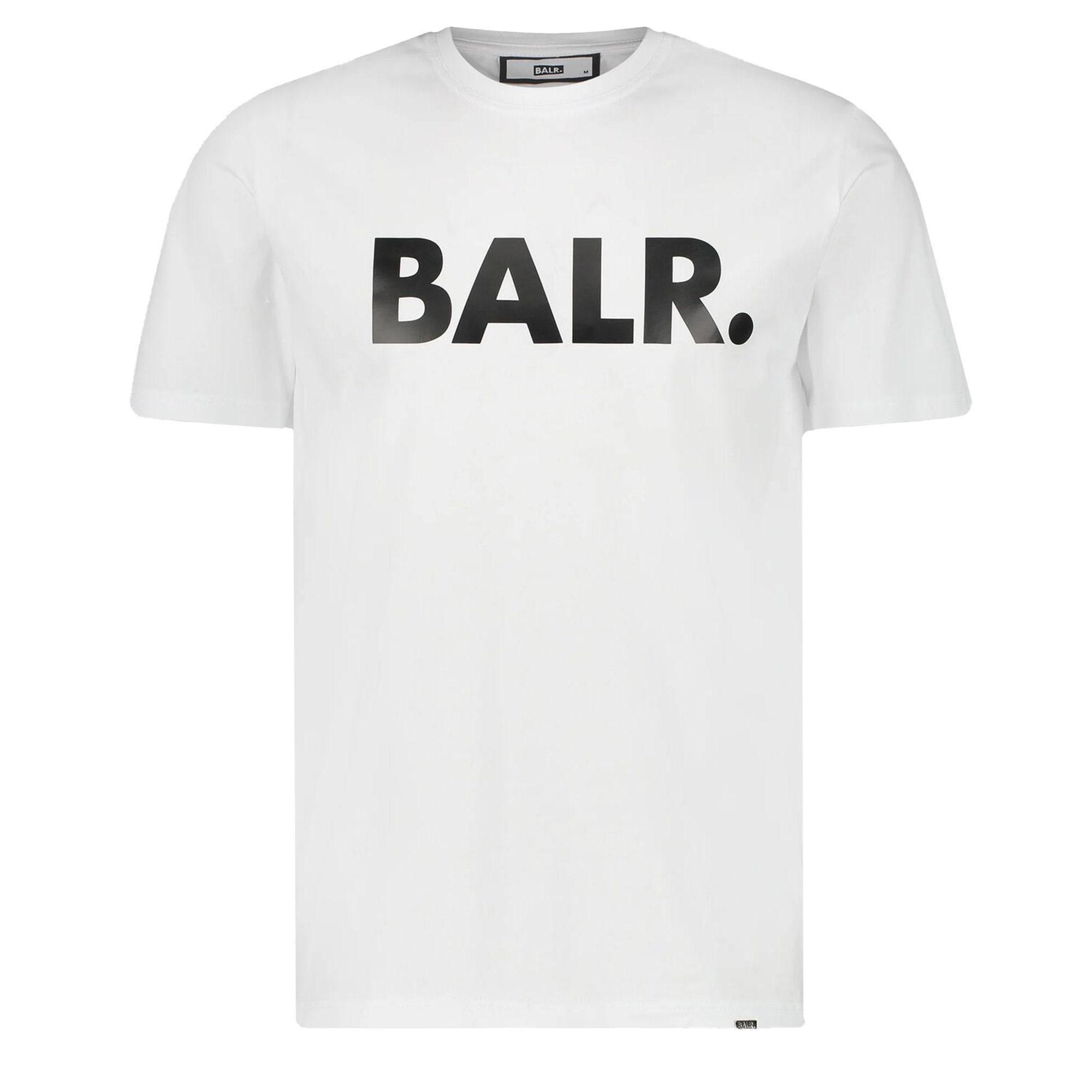 Straight T-Shirt, T-Shirt - BALR. Brand Rundhals Herren T-Shirt Weiß