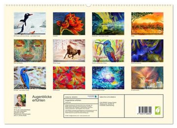 CALVENDO Wandkalender Augenblicke erfühlen (Premium, hochwertiger DIN A2 Wandkalender 2023, Kunstdruck in Hochglanz)