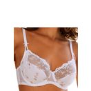 Nuance by Lascana Bügel-BH, BH mit Bügel, Spitzen-BH, als Dessous-Set kombinierbar aus feiner Spitze in blumiger Optik, sexy Dessous, große Größen