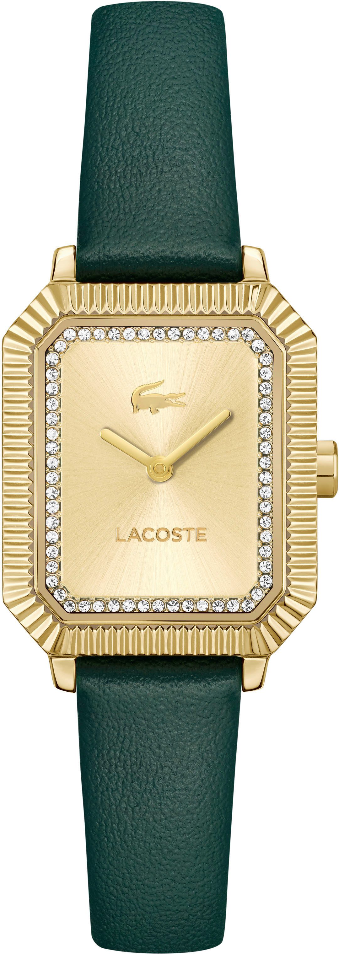 Lacoste Quarzuhr LACOSTE PARISIENNE 2001442, Armbanduhr, Damenuhr, Lederarmband, analog