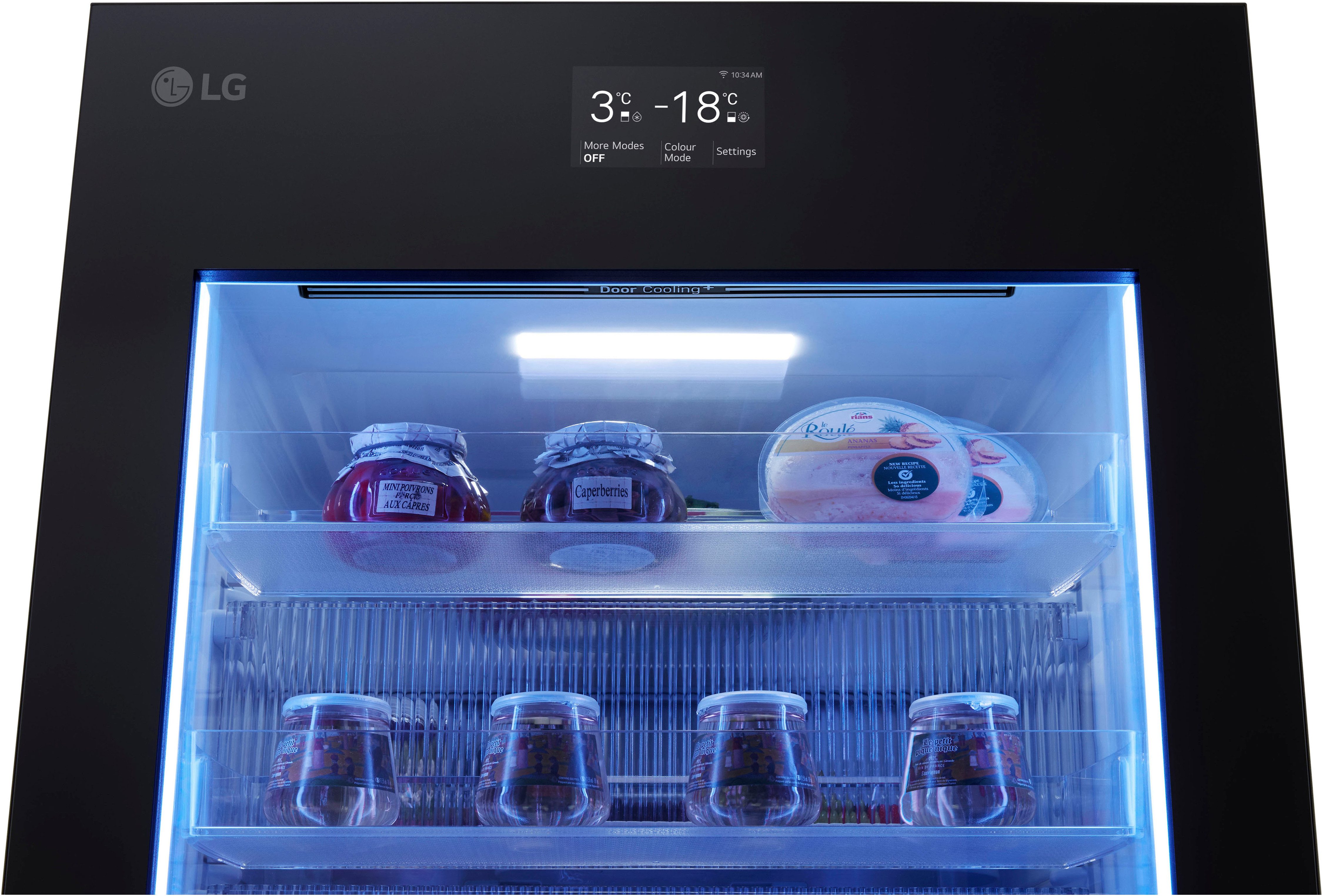 LG Kühl-/Gefrierkombination InstaView® GBG7190CEV, 186 cm hoch, 59,5 cm breit