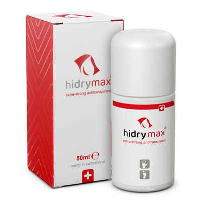 hidry Deo-Creme hidry®max Antitranspirant 50 ml, flüssig, schweißhemmend, geruchsreduzierend