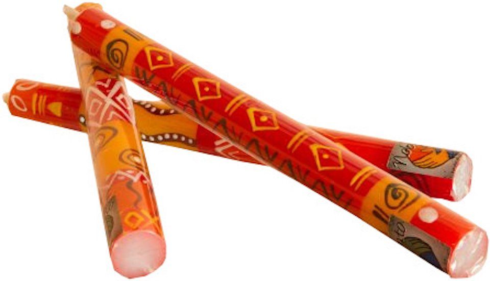 Afrika-Deko Formkerze 3er Stabkerzen-Set afrikanische Kerzen Afrika Deko günstig online kaufen
