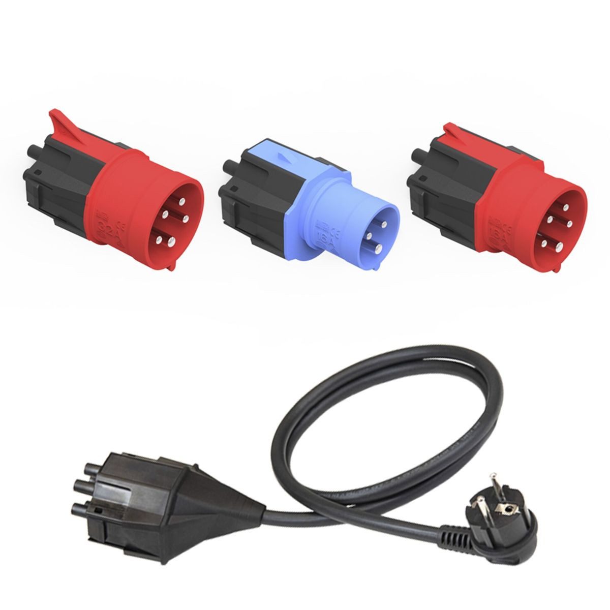 NRGkick Elektroauto-Ladestation-Halterung Steckeraufsatz Set 32A Standard (EU)