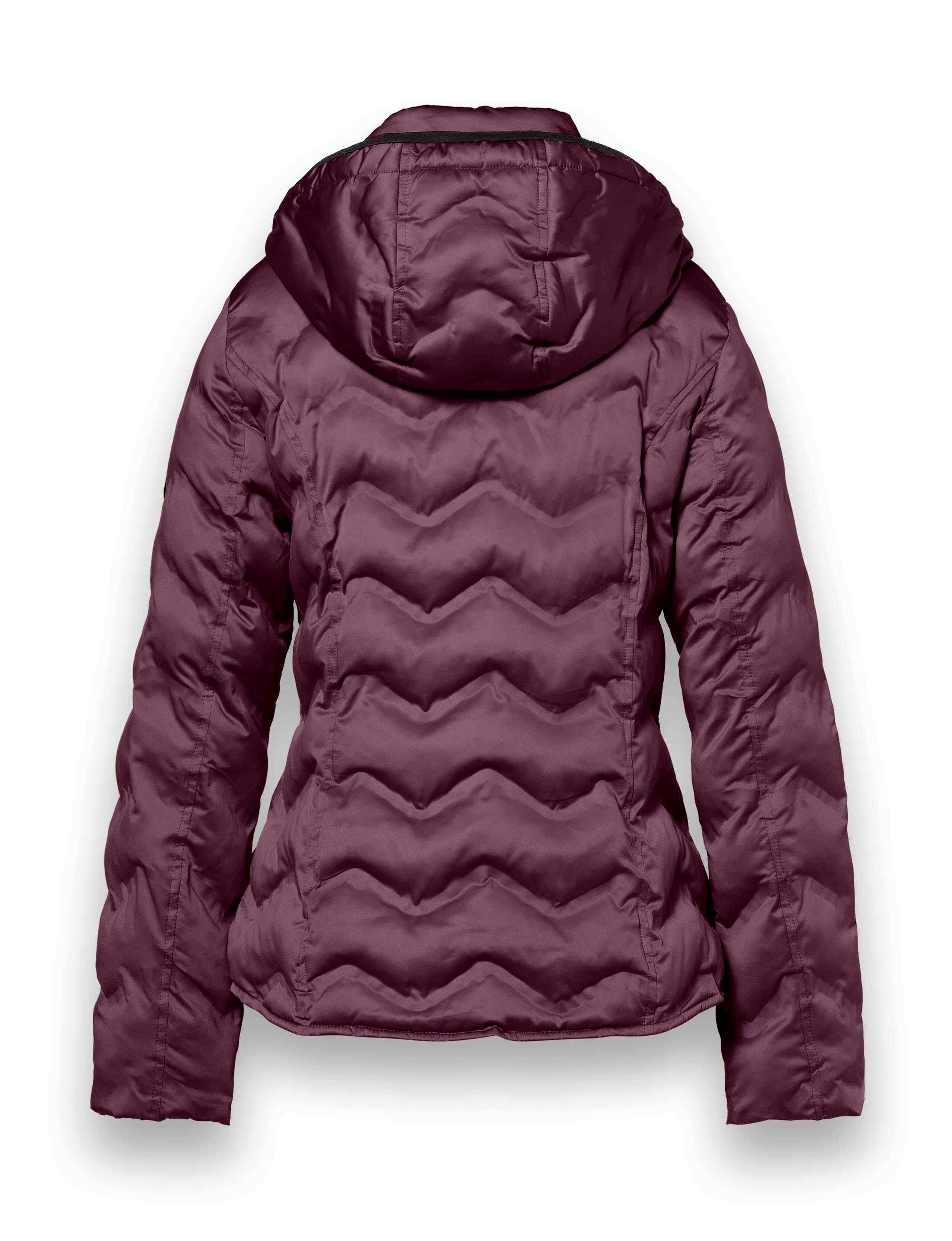 District Winterjacke Snowbird (mit Kapuze, wasserabweisend) burgunderrot Damen
