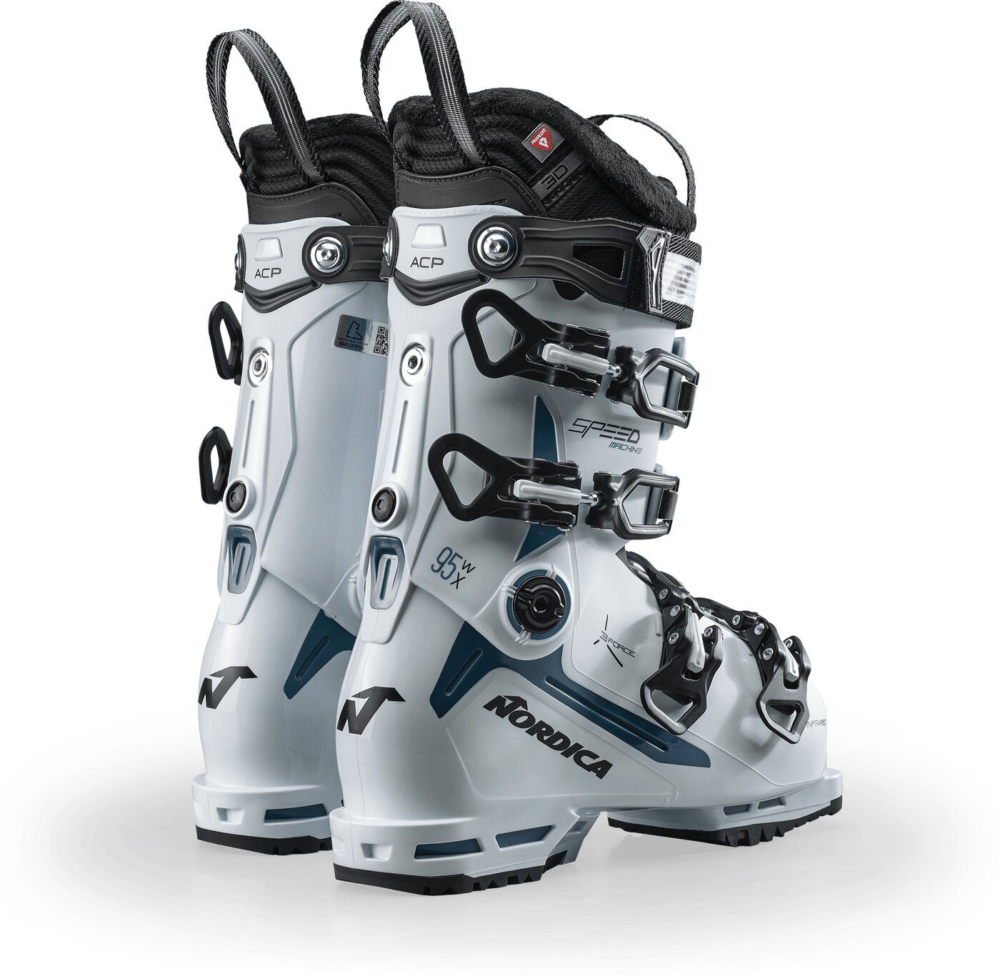 Nordica SPEEDMACHINE 3 95 X W (GW) BIANCO/NERO/AZZURRO Skischuh