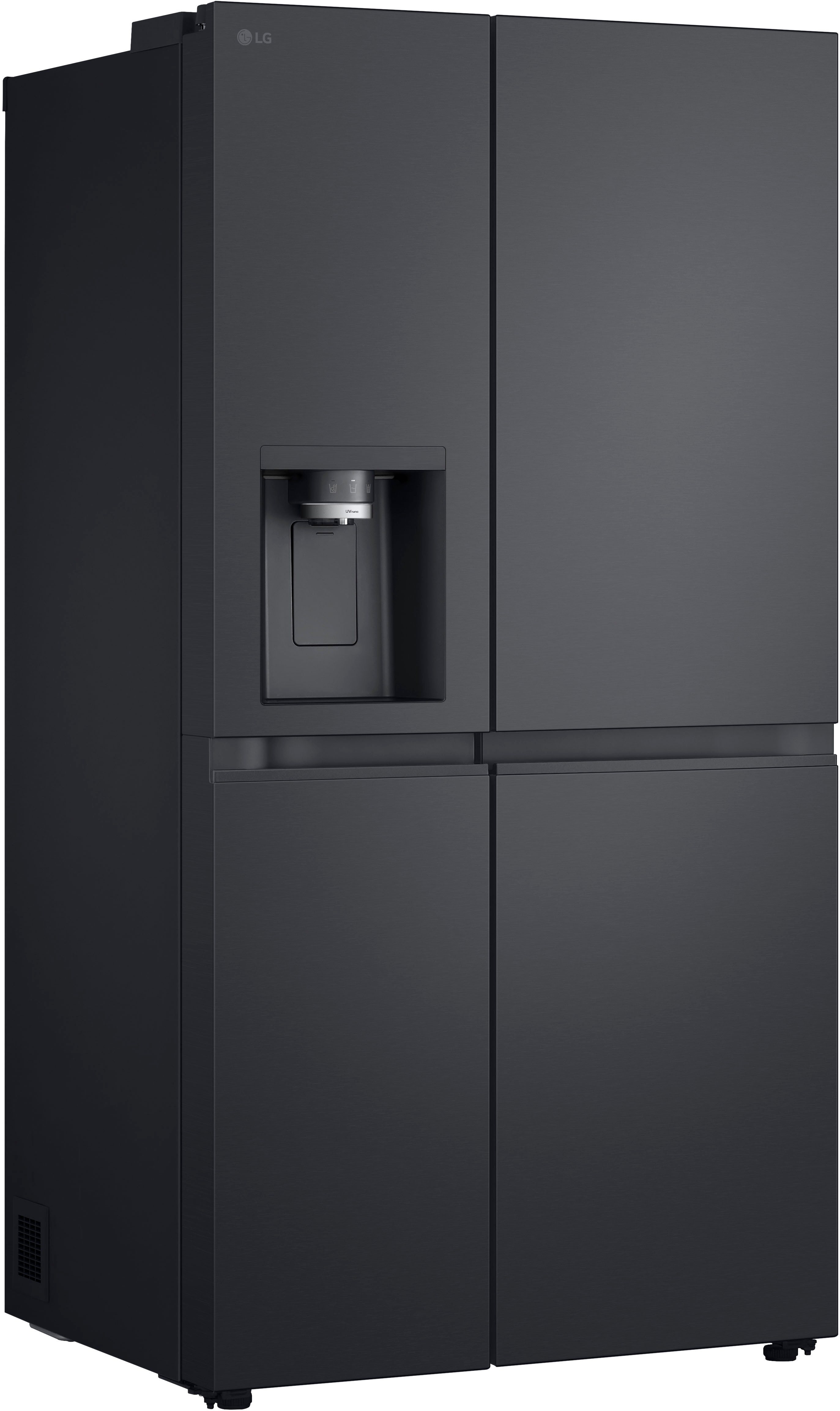 Valentinstagsgeschenk LG Side-by-Side GSLE91EVAC, 179 cm hoch, 91,3 cm breit, schwarz, Front: Essence Black Steel