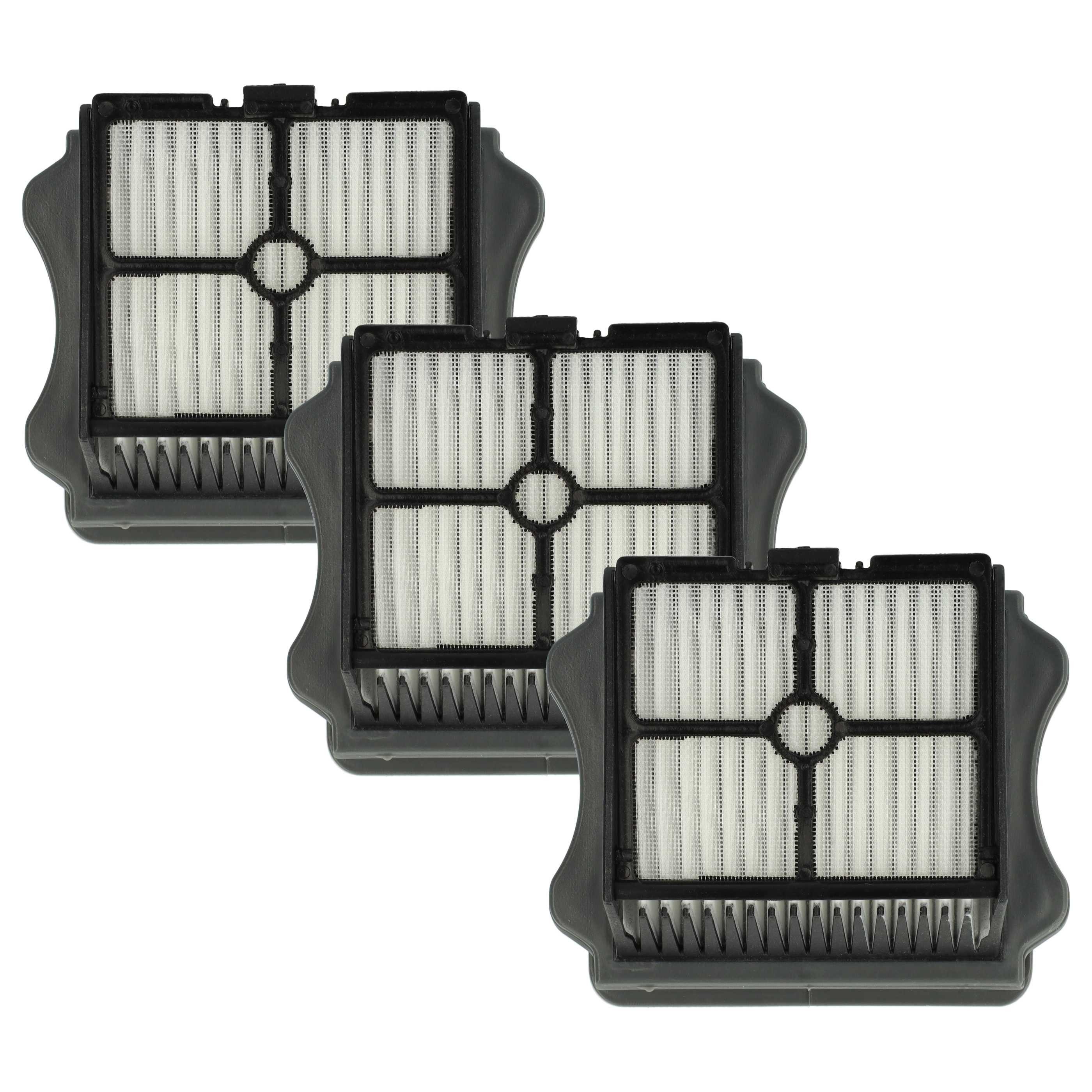 vhbw Flachfaltenfilter passend für Tineco Floor One S5, Floor One S3, Floor One S5 Pro, Floor, für Nass-/Trockensauger