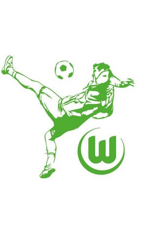 Wall-Art Wandtattoo »VfL Wolfsburg - Fußballspi...