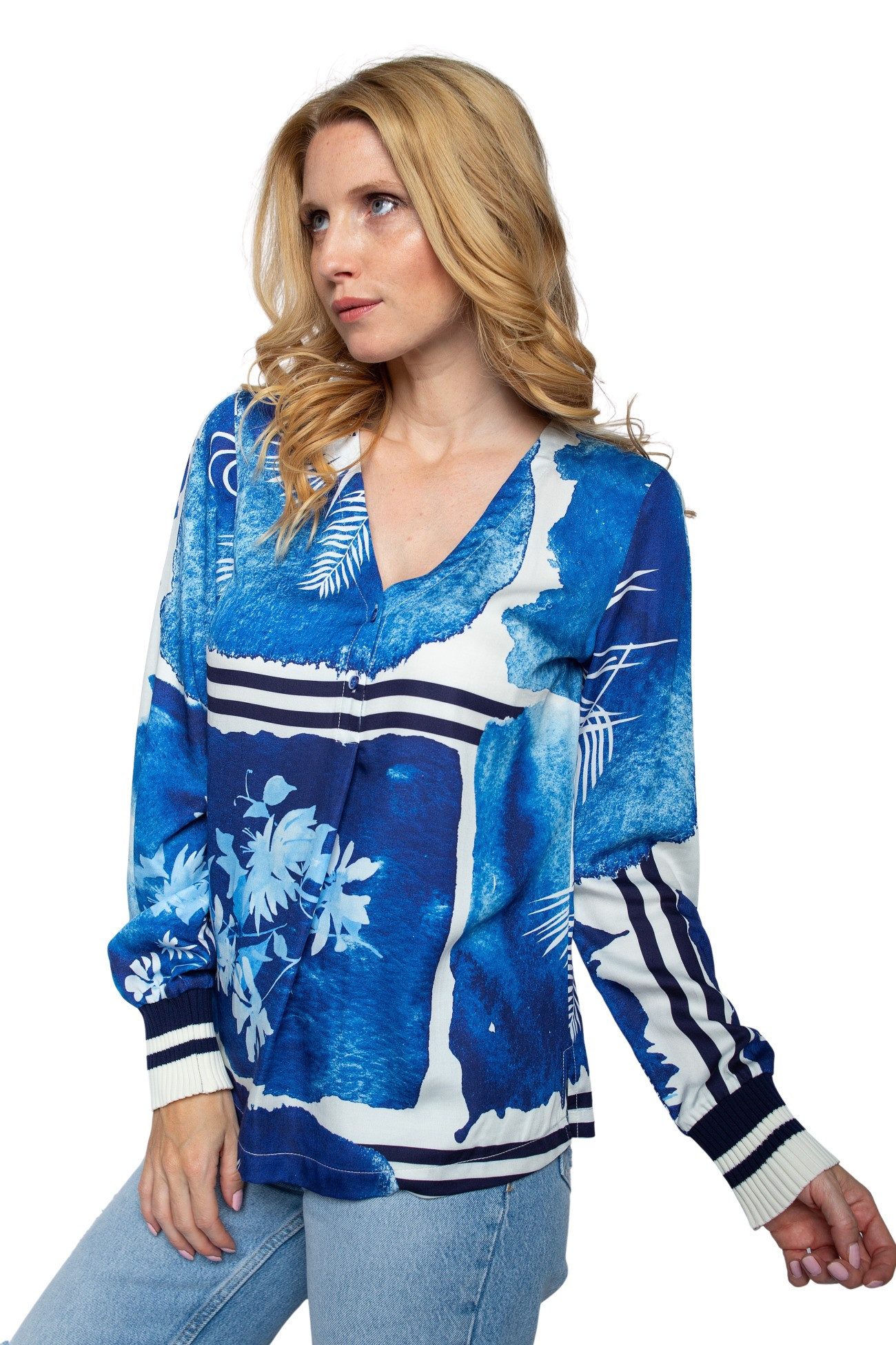 Emily Van Den Bergh Schlupfbluse Damenbluse 8530 günstig online kaufen