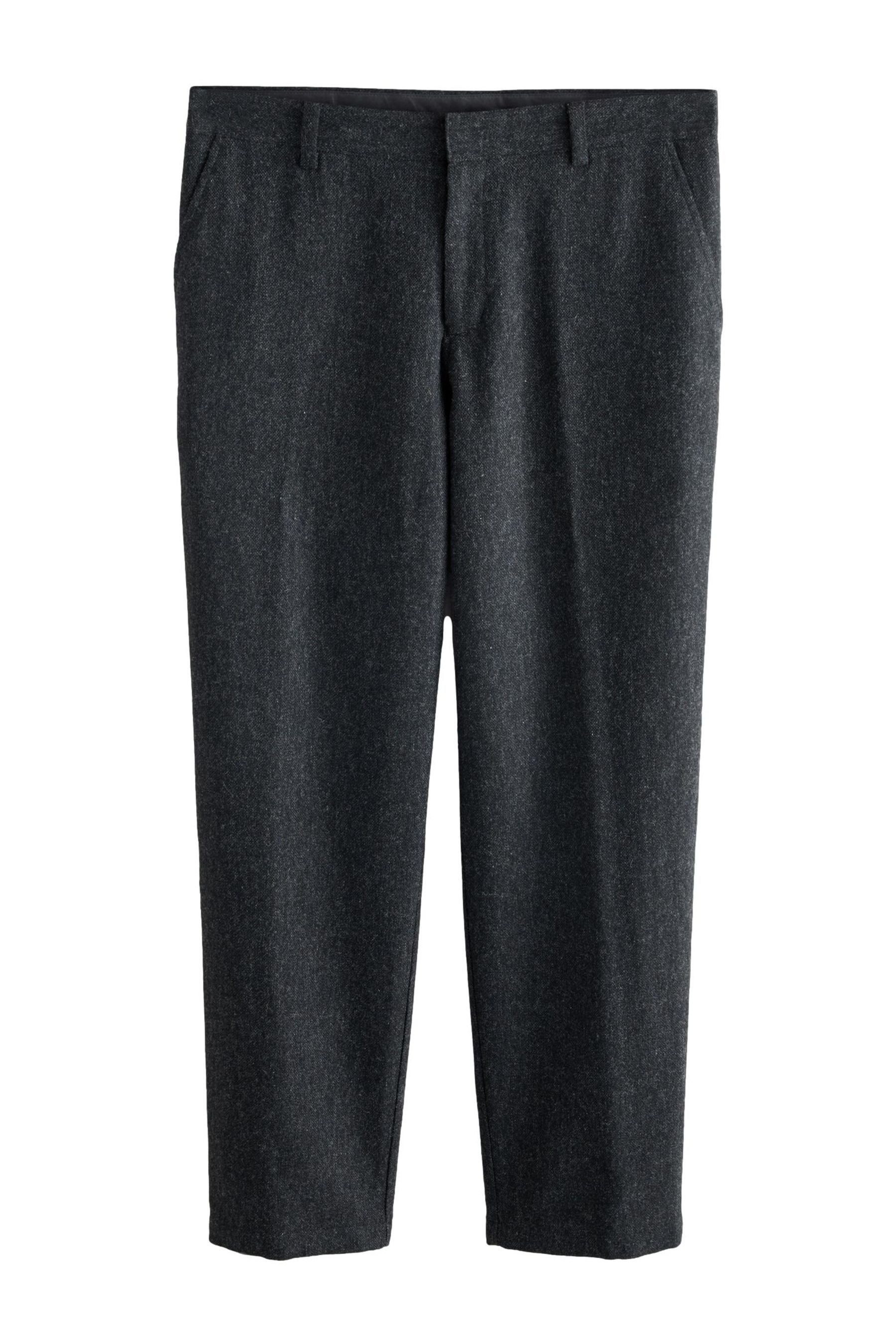 Anzughose Relaxed Fit Anzughose aus Wollgemisch