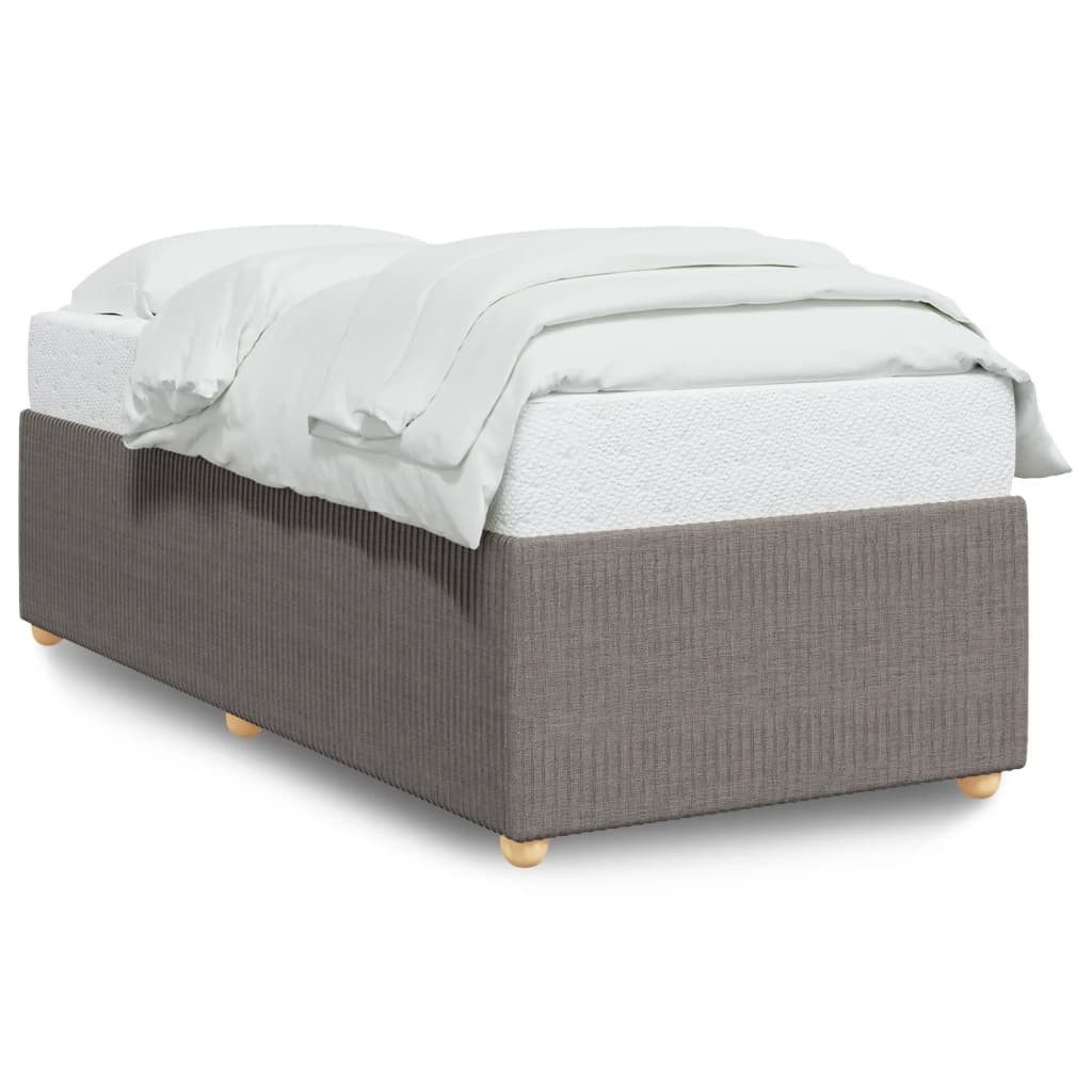 vidaXL Bett Bettgestell ohne Matratze Taupe günstig online kaufen