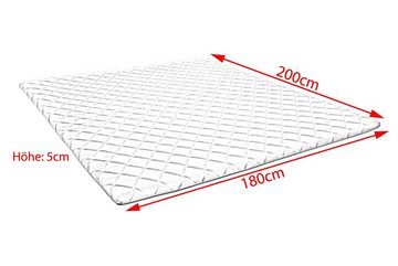 Topper SOLO, KAWOLA, 5 cm hoch, Komfortschaum, versch. Größen und Ausführungen