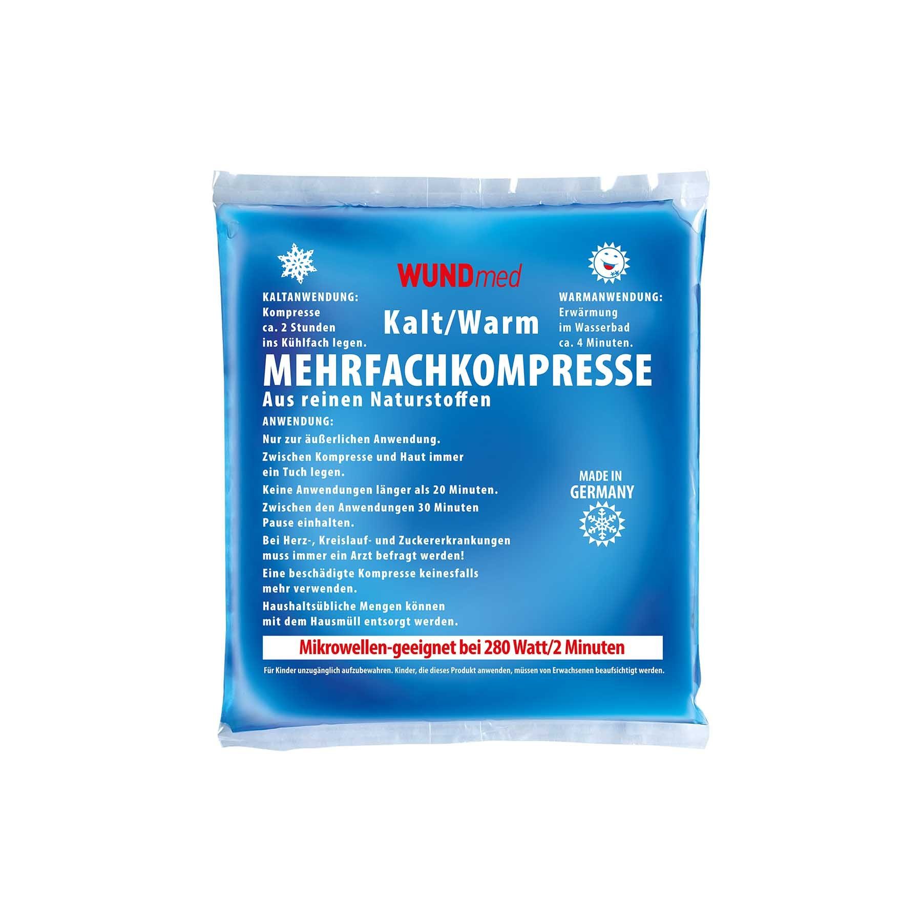 Wundmed Erste-Hilfe-Set WUNDmed Mehrfachkompresse kalt/warm mikrowellengeeignet