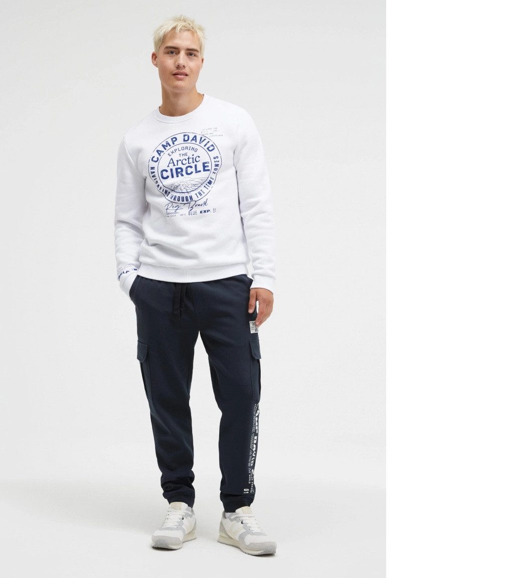 Sweatshirt,Sweatshirt mit Puffprint power