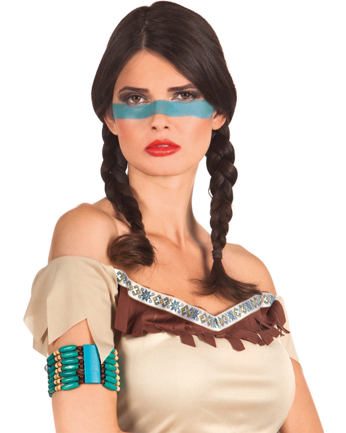 Boland Kostüm Native American Armband - Blau / Türkis günstig online kaufen