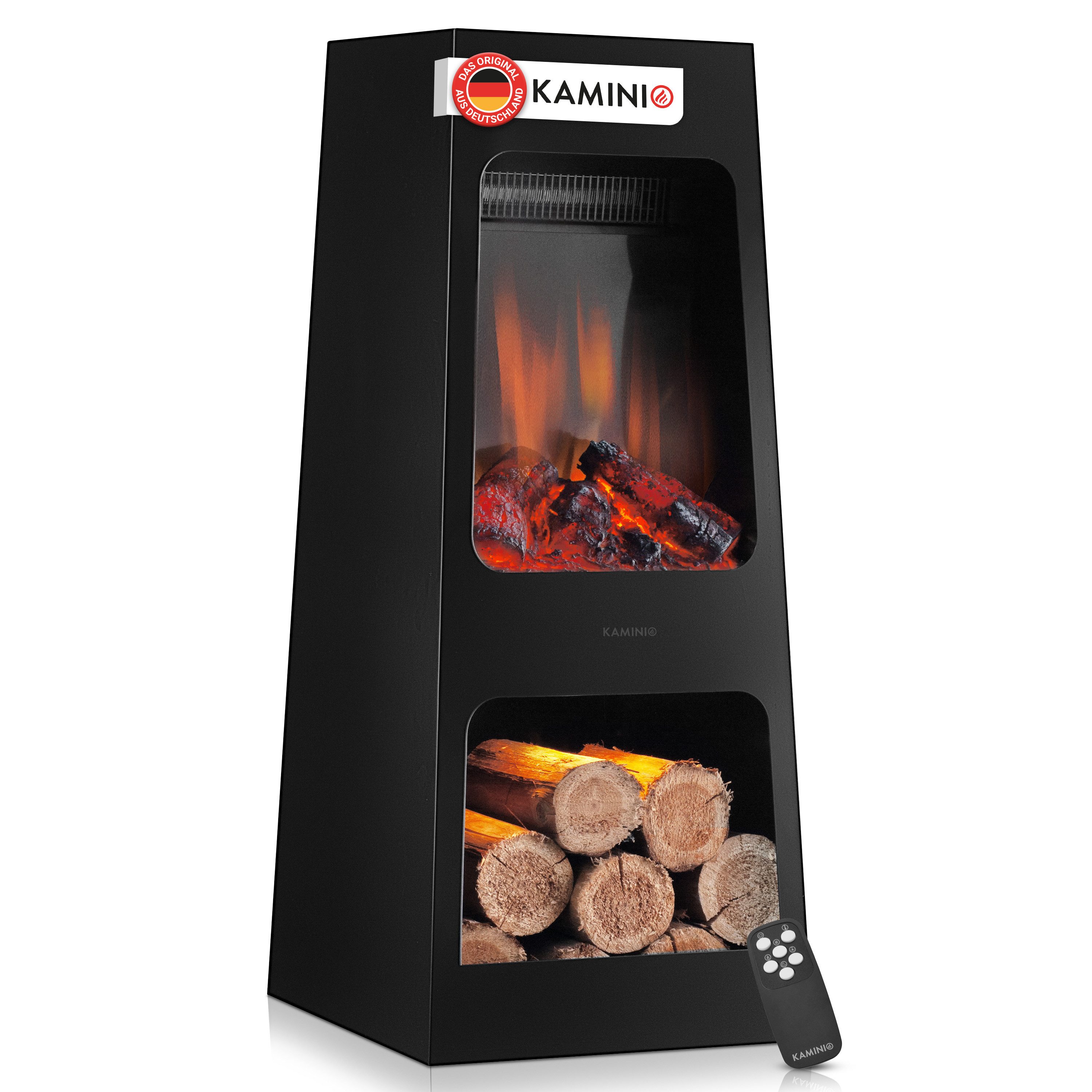 KAMINIO Elektrokamin KAI, 3D-Flammeneffekt, Intelligente 2-Stufen-Heizung