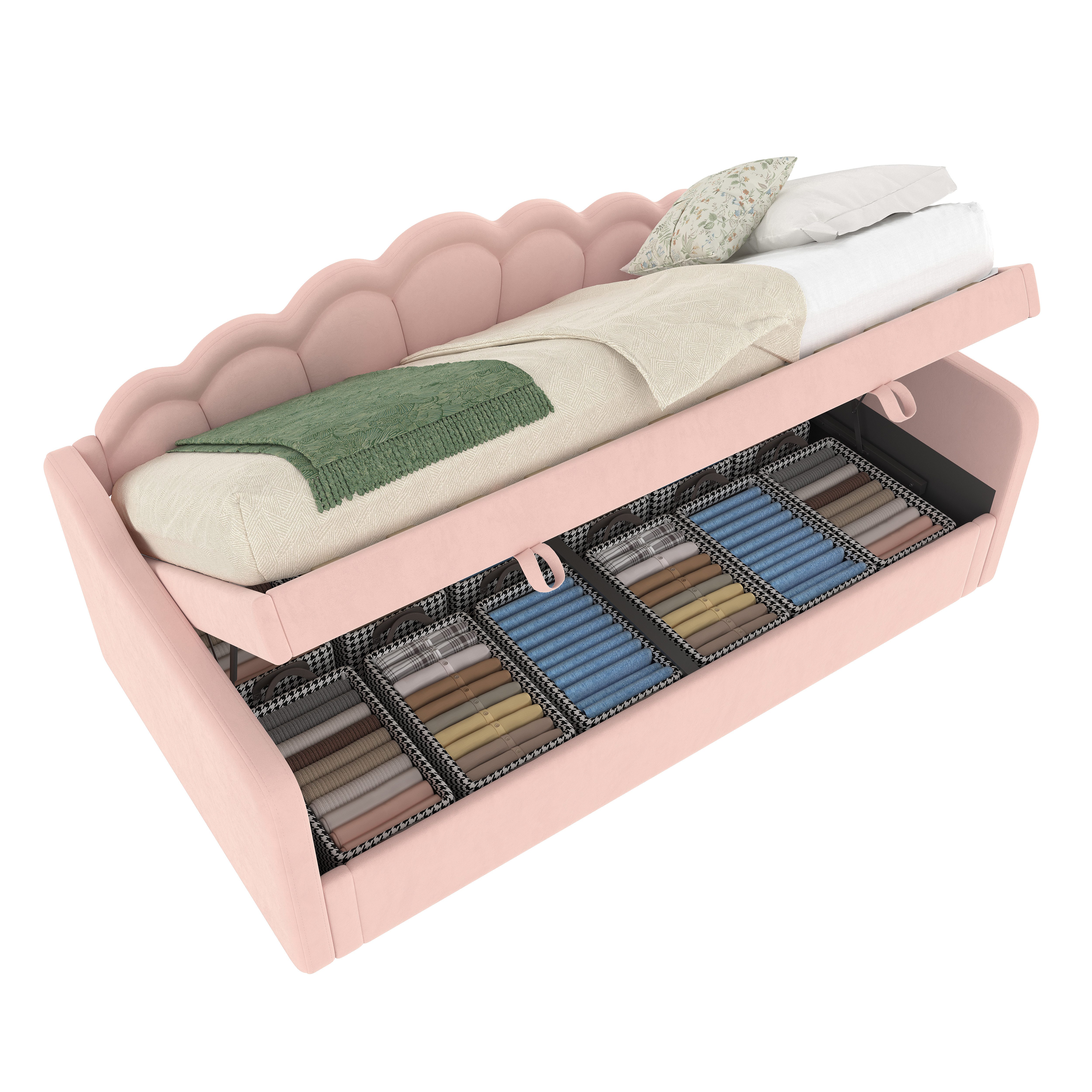 HAUSS SPOLE Schlafsofa 90x200cm, Hydraulisch Bett, günstig online kaufen