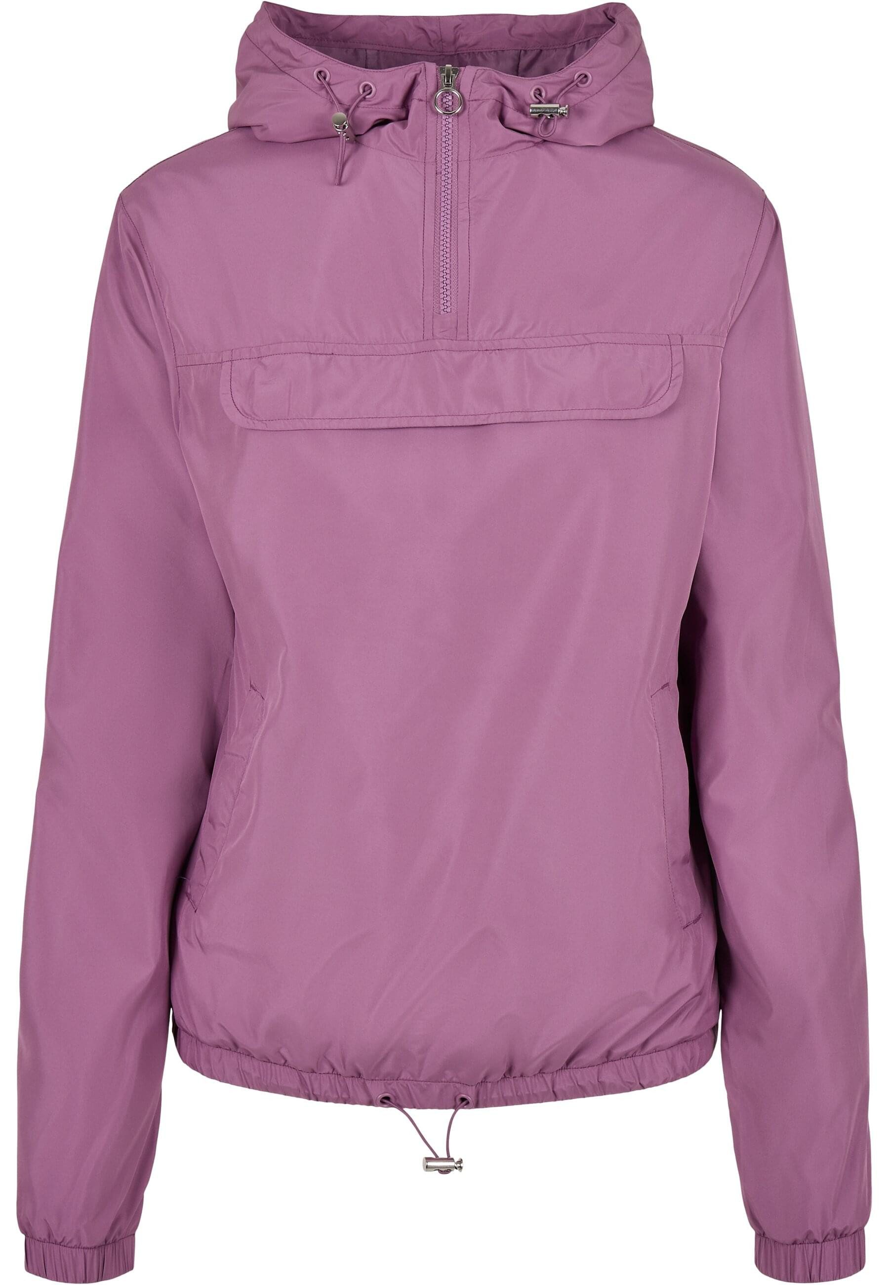 URBAN CLASSICS Allwetterjacke Urban Classics Damen Ladies Basic Pull Over Jacket (1-St)