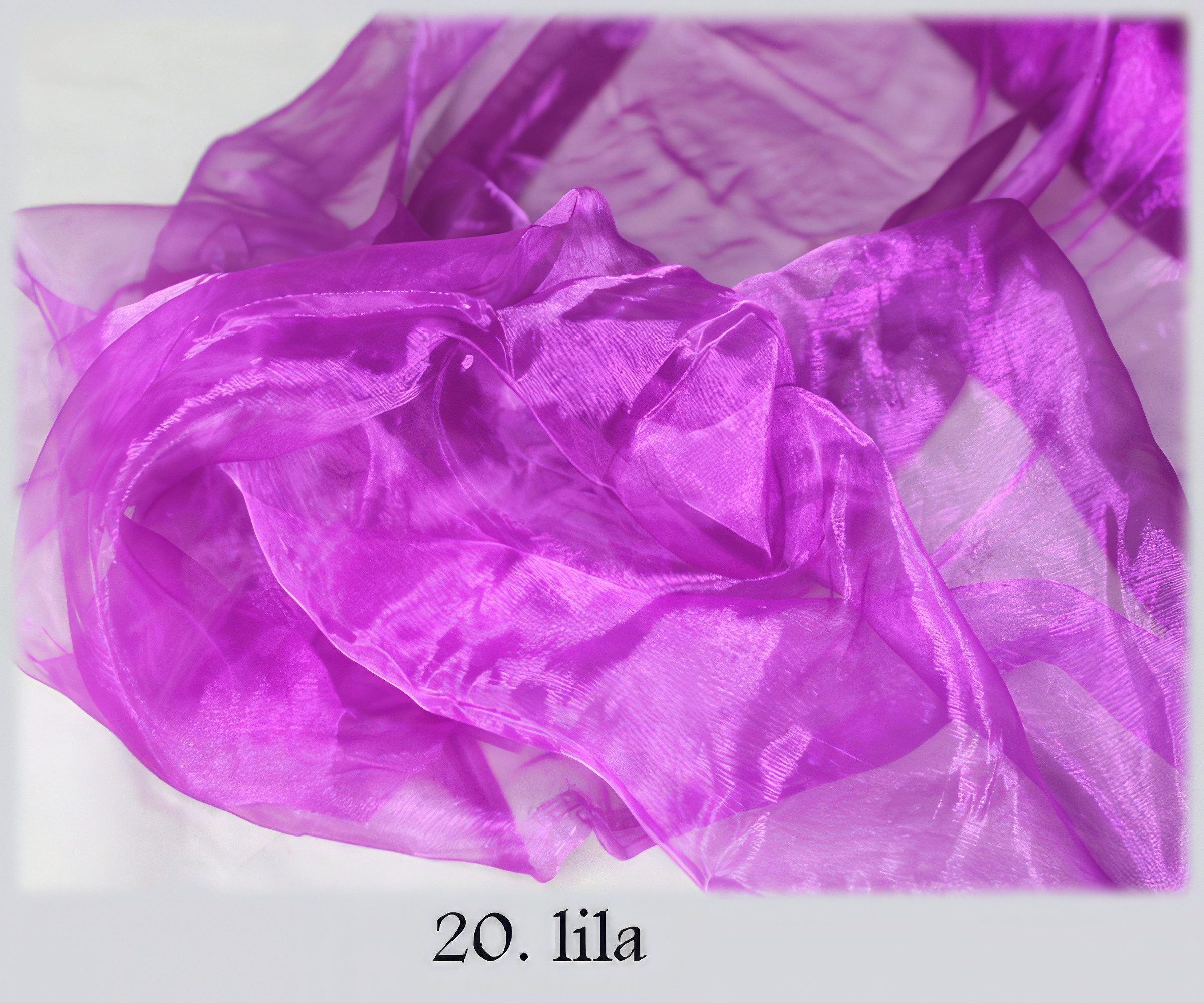 Yudu Stoff Organza Dekostoff Floristik duchsichtig 1,50M breite Kleidung