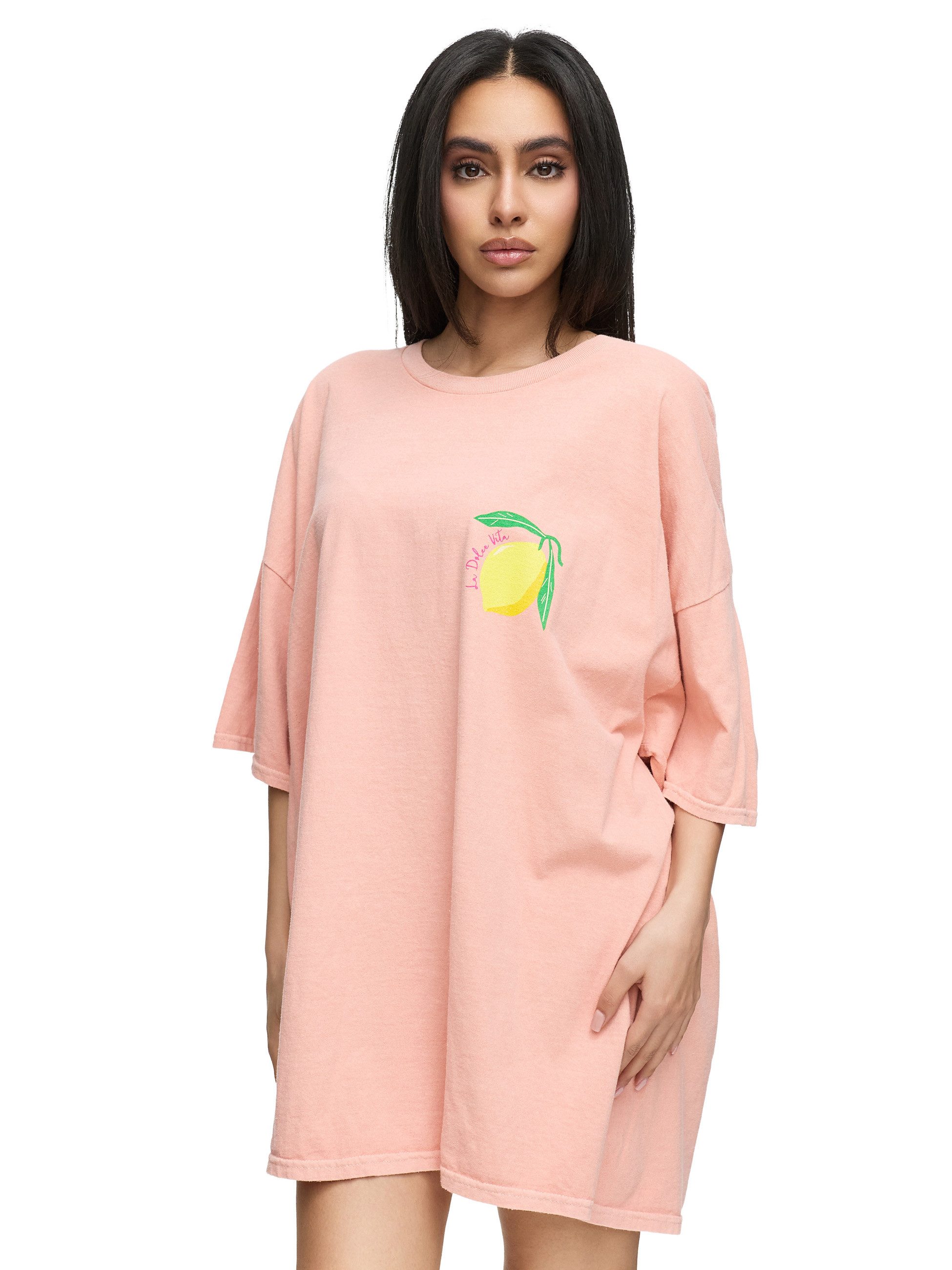 Worldclassca T-Shirt Worldclassca Oversized Print LIMON CELLO T-Shirt Somme günstig online kaufen