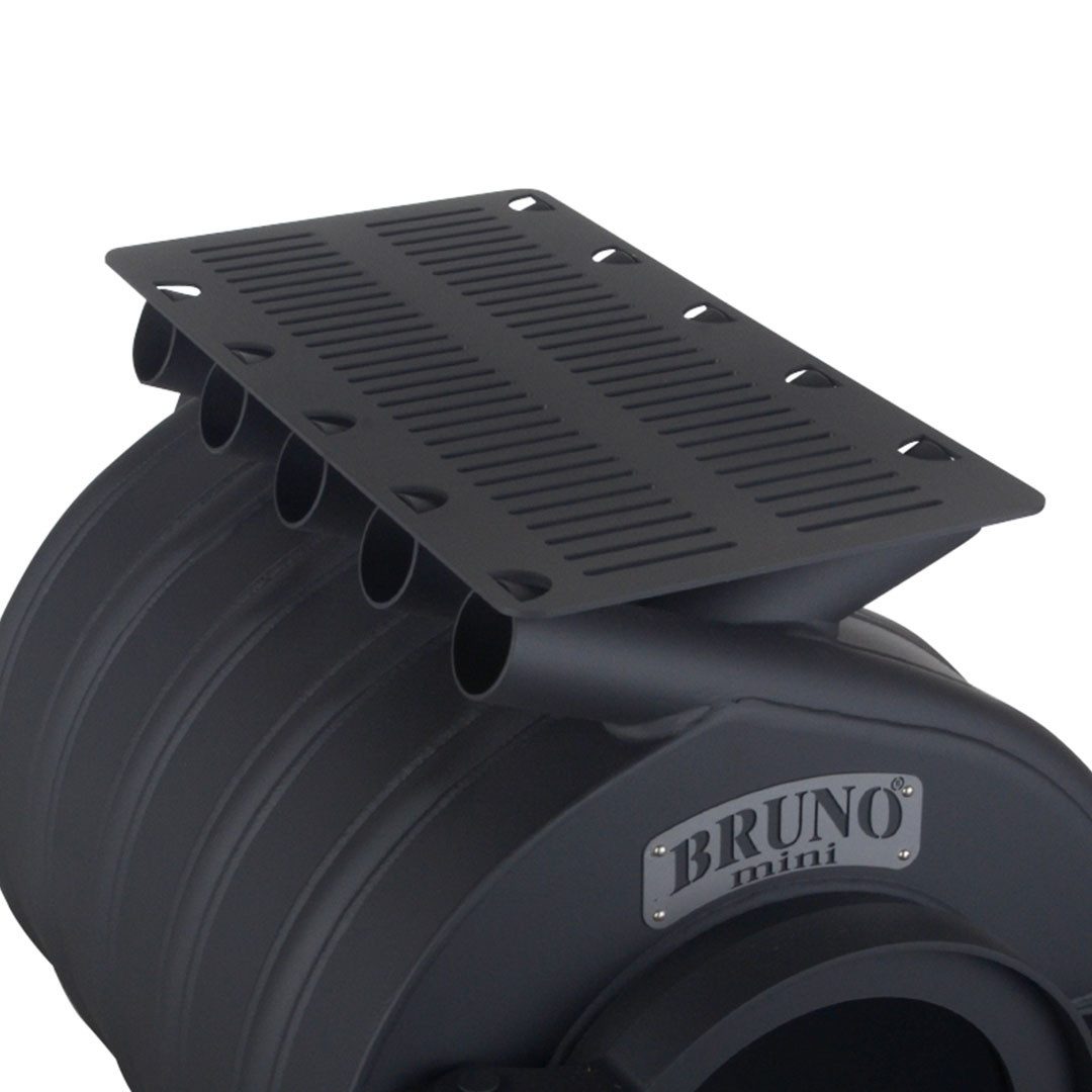 Bruno Kaminofen Bruno® Werkstattofen Mini III schwarz 12 kW Stahl A, 12 kW