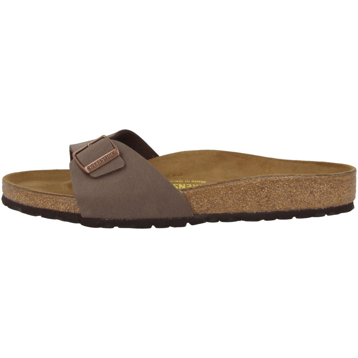 Birkenstock Madrid Birko-Flor Nubuk schmal Unisex Erwachsene Pantolette Hausschuhe, Sandaletten, Mules, Pantoffeln, Slipper