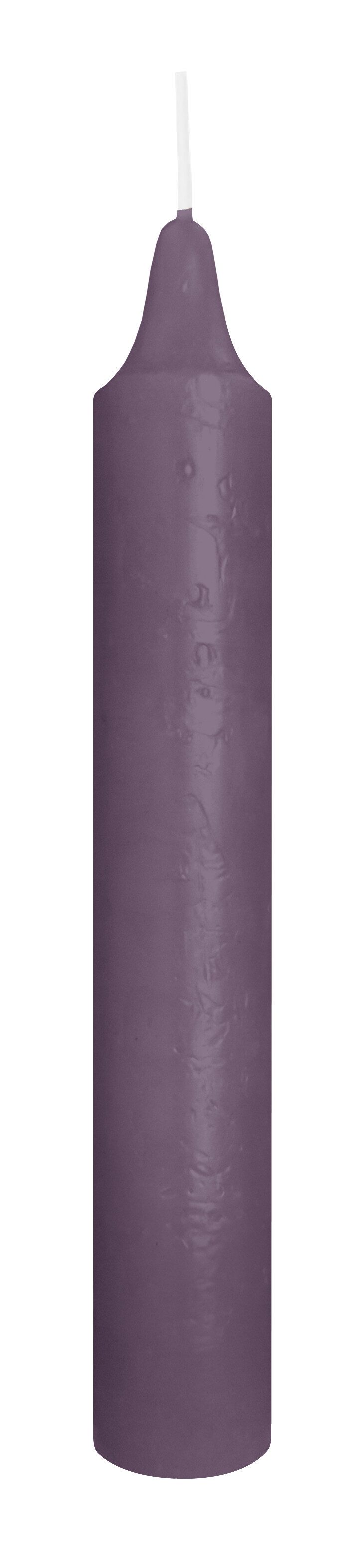 Wiedemann Kerzen Tafelkerze Marble Leuchterkerzen durchgefärbt Mauve Lila 150 x 22 mm, 20er Set