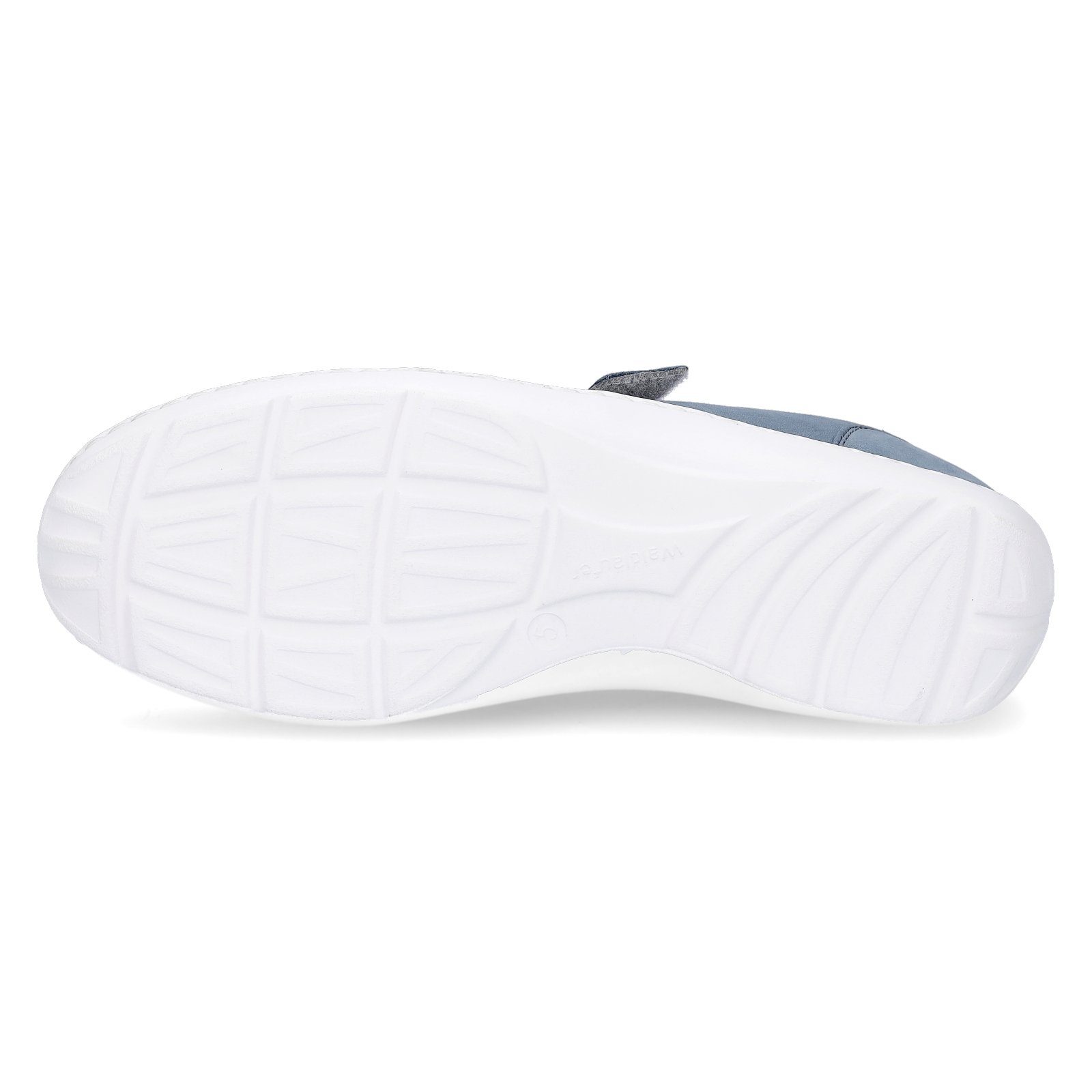 Waldläufer Waldläufer Damen Leder Klettschuh denim blau Slipper