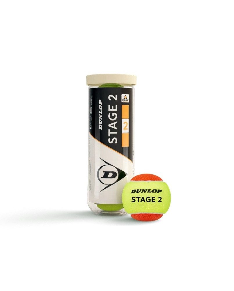 Tennisball Methodikbälle Stage 2 gelb/orange Dose 3er