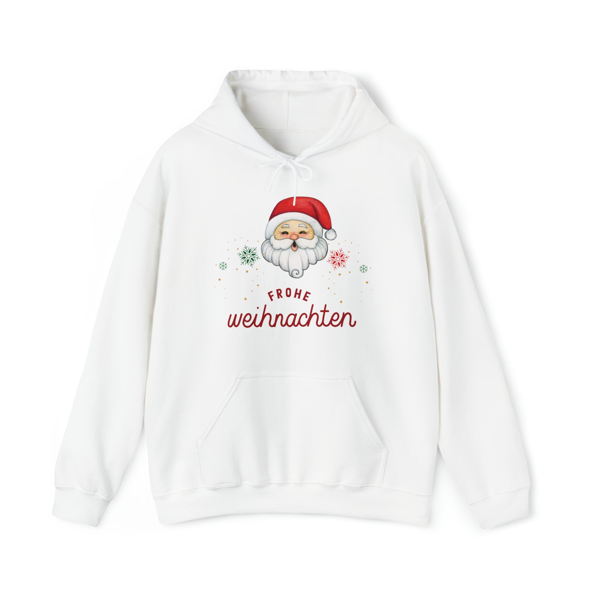 Weihnachtssweatshirt Christmas Christmas Men Women Merry Quality Sweatshirt Hoodie, White Elegance Santa