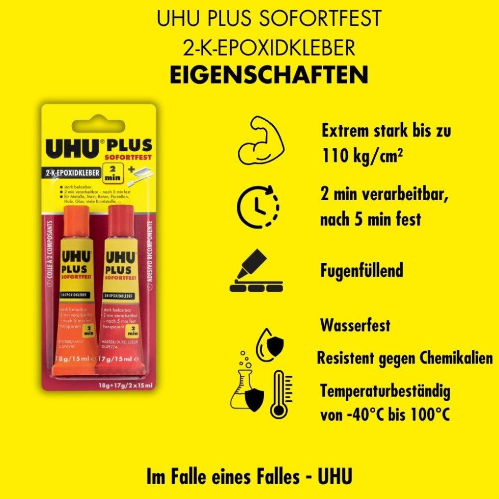 UHU Montagekleber UHU plus sofortfest 35 g