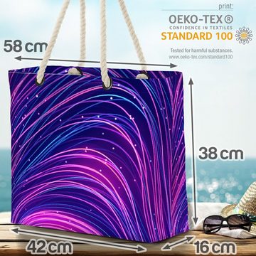 VOID Strandtasche (1-tlg), Rave Lights Beach Bag licht modern Linie futuristisch digital geometrisch web