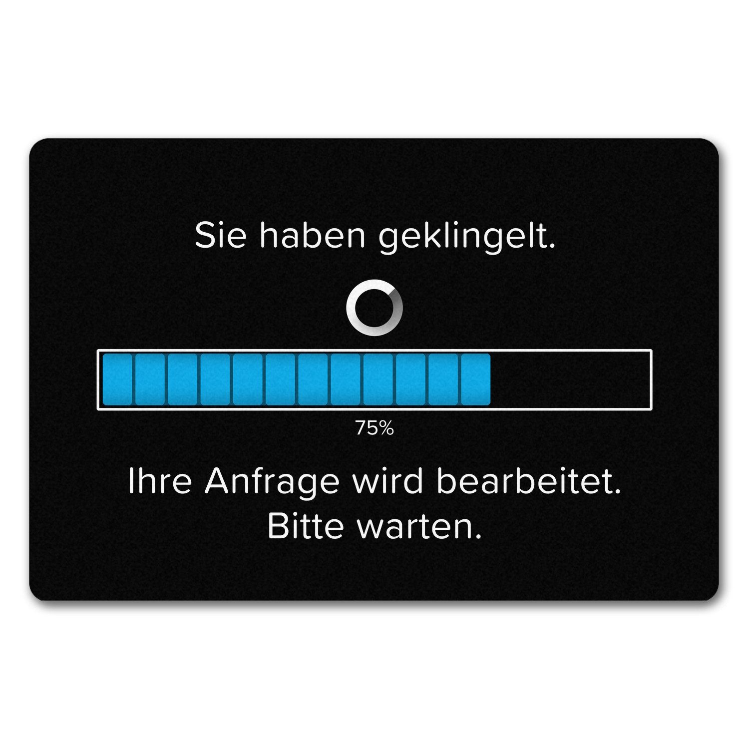 speecheese Fußmatte Sie haben geklingelt Fußmatte in 40x60 cm ohne Rand mit günstig online kaufen