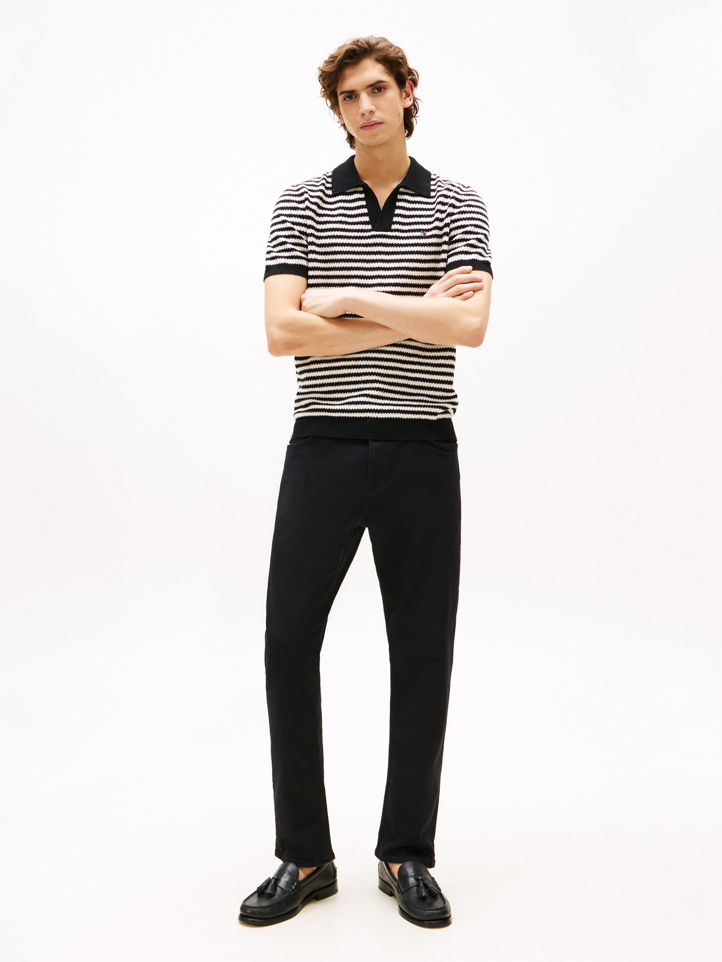 Tommy Hilfiger Poloshirt KNITTED TEXTURED POLO günstig online kaufen